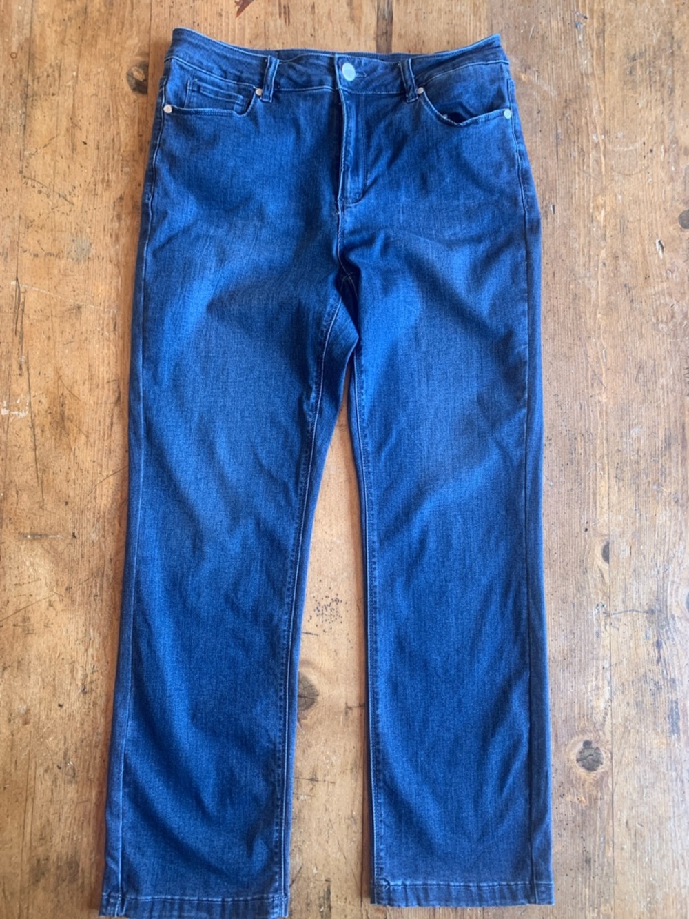 Carreli Straight-Leg Women's Jeans in Dark Blue